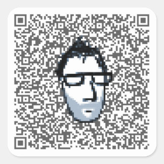 visnup qr code sticker