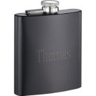 Visol Personalised Liquor Flask - Matte Black