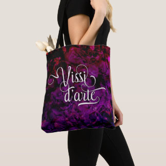 Vissi d'arte Tosca gemstone texture all-over-print Tote Bag