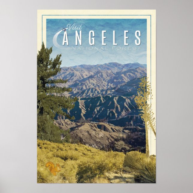Vist Angeles National Forest Poster (Front)