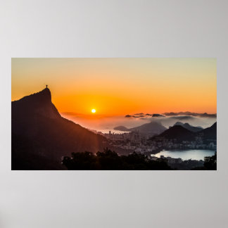 Vista Chinesa, Rio De Janeiro, Brasil Poster