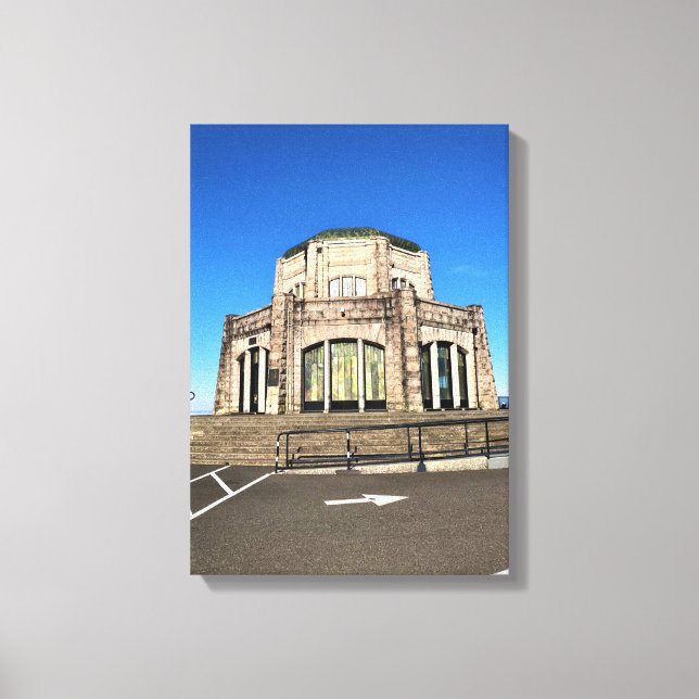Vista House, Columbia River Gorge, Oregon Canvas Print (Front)