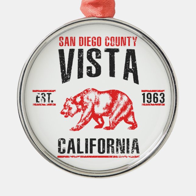 Vista Metal Tree Decoration (Front)