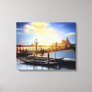 Vista Serena de Veneza Canvas Print
