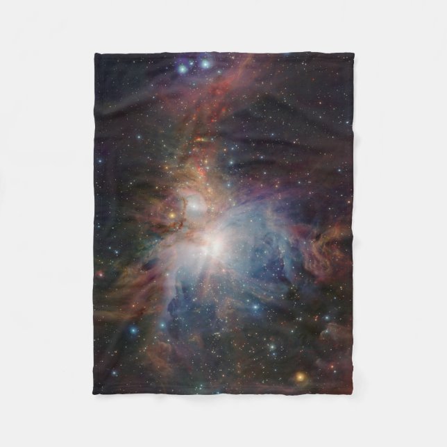 VISTA's infrared view of the Orion Nebula Fleece Blanket (Front)