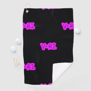 Visual appeal  golf towel