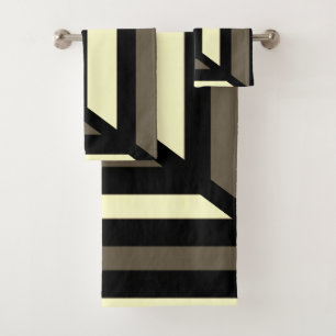 Visual Art Jail Bars Bath Towel Set