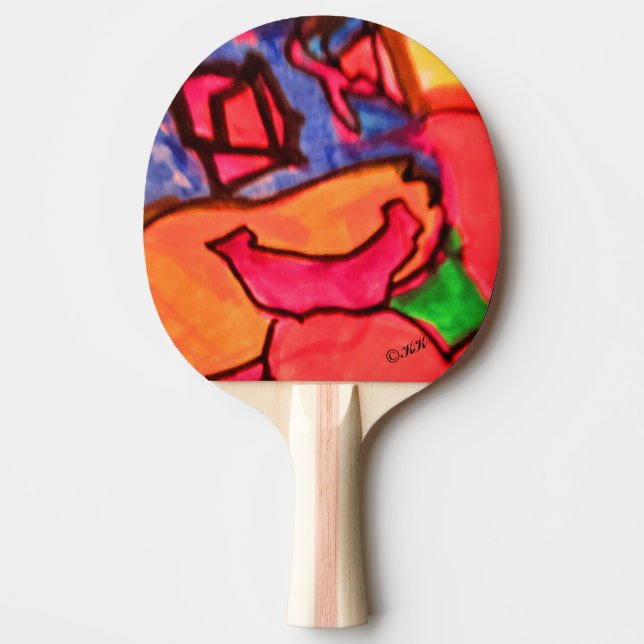 Visual Arts 866 Ping Pong Paddle (Front)