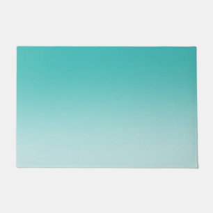Visual blue doormat