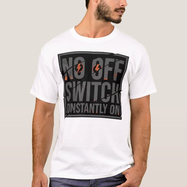 VISUAL CONCEPT: Oversized distorted lettering with T-Shirt (Front)