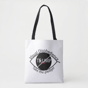 Visual Disobedience tote bag