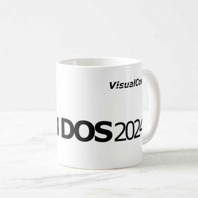 Visual DOS 2024 Mug (Front Right)