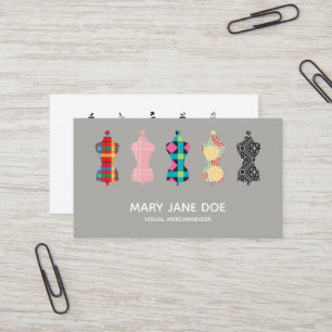 Visual Merchandiser Stylist Professional Business Card