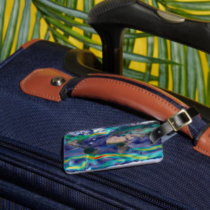 Visualisation Of Global Winds. Luggage Tag