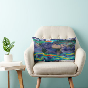 Visualisation Of Global Winds. Lumbar Cushion