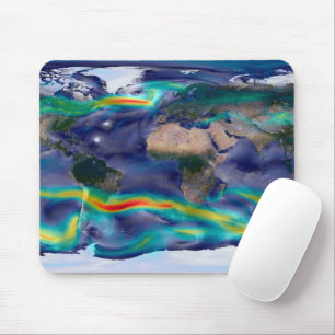 Visualisation Of Global Winds. Mouse Mat