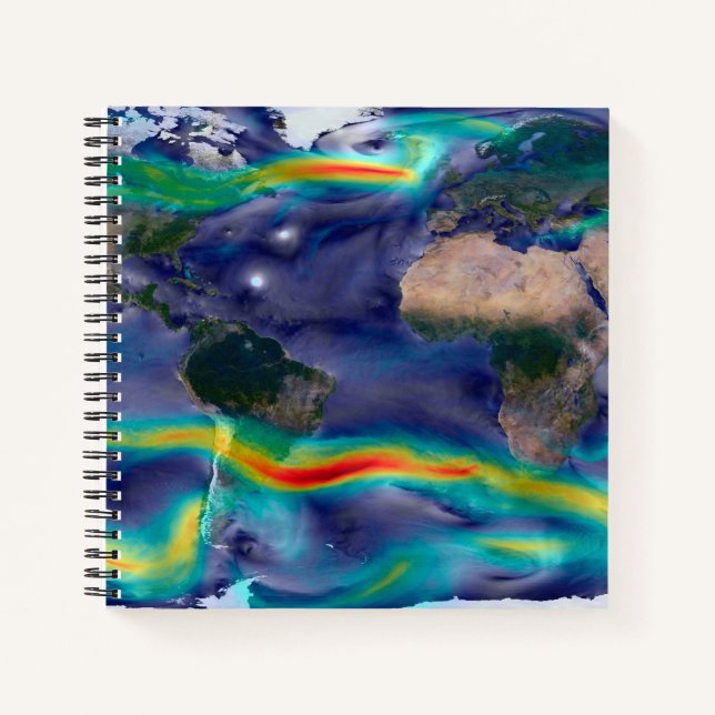 Visualisation Of Global Winds. Notebook (Front)