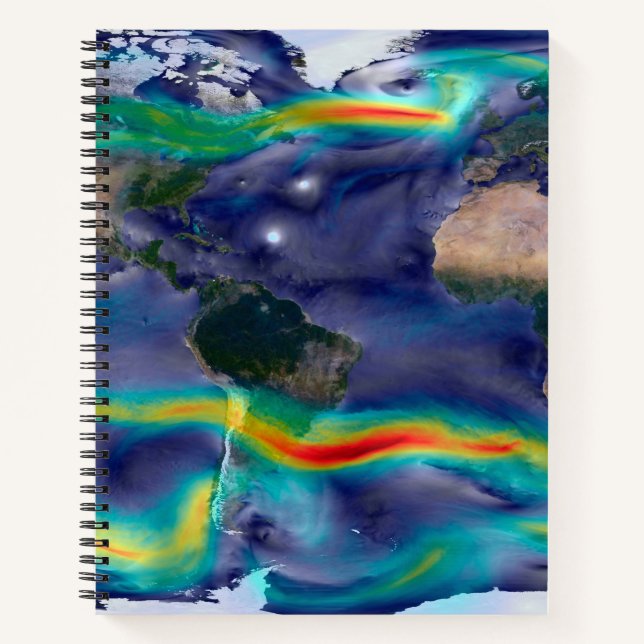 Visualisation Of Global Winds. Notebook (Front)