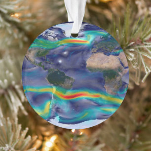 Visualisation Of Global Winds. Ornament
