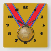 Visualise Gold Medallion Wall Clock