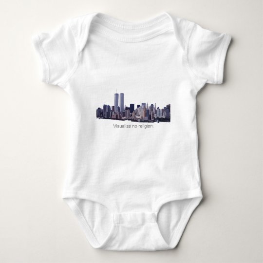 Visualise no Religion Baby Bodysuit