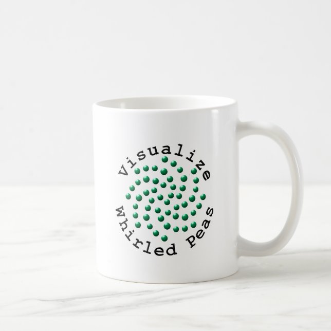 Visualise Whirled Peas 2 Coffee Mug (Right)