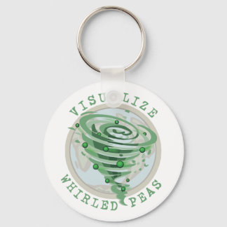 Visualise Whirled Peas Key Ring