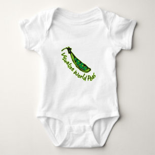 Visualise World Peas Baby Bodysuit