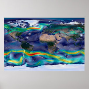 Visualization Of Global Winds. Poster