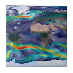 Visualization Of Global Winds. Tile