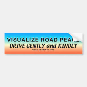 VisualizeRoadPeace.. Bumper Sticker