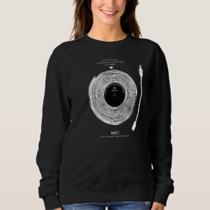 Vitage Retro Vinyl Record Music Disc  Graphic Desi Sweatshirt