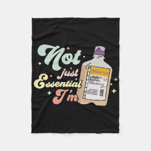 Vital Af Funny Nurse Dietician Rd Rn Critical Care Fleece Blanket