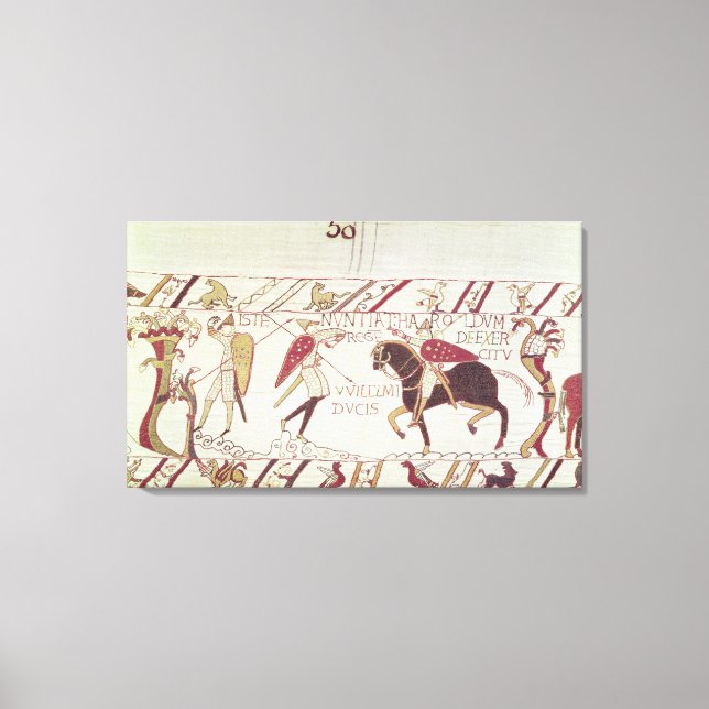 Vital informs King Harold Canvas Print (Front)