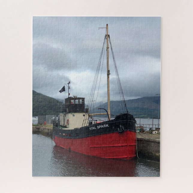 Vital Spark, Puffer Boat, Inveraray, Scotland, Jigsaw Puzzle (Vertical)