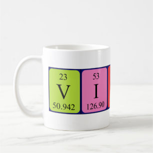 Vitali periodic table name mug