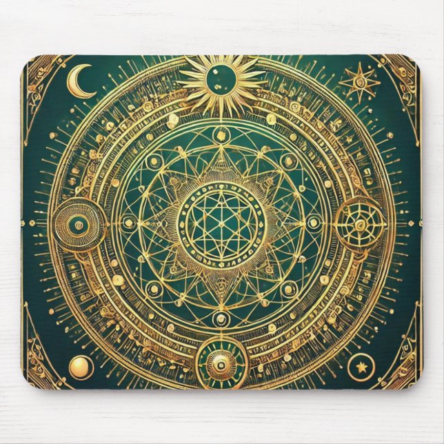 Vitality & Longevity Sigil Mouse Mat (Front)