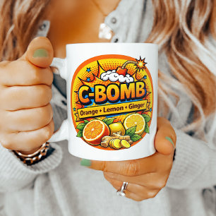 Vitamin C Pop Art Citrus Blend  Coffee Mug