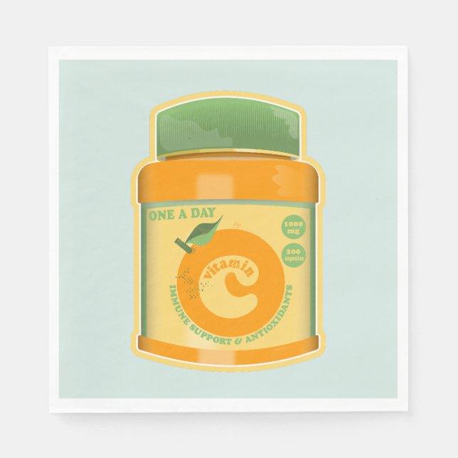 Vitamin C wellness Napkin (Front)