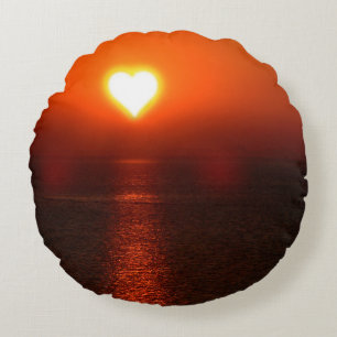 Vitamin d health life background round cushion