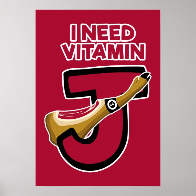 Vitamin J Poster (Front)