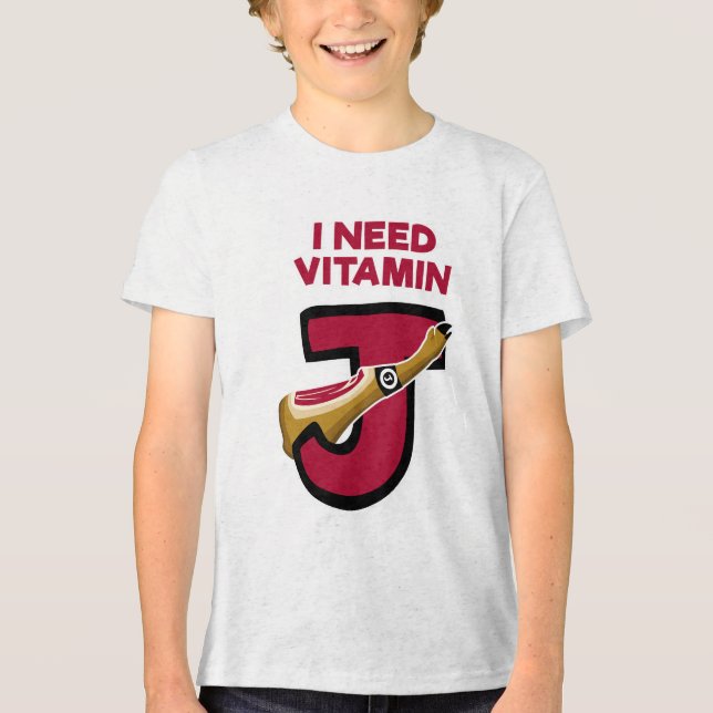 Vitamin J Tri-Blend Shirt (Front)