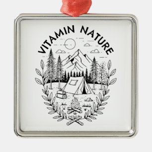 Vitamin Nature Metal Tree Decoration