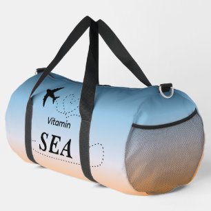 Vitamin Sea Orange Summer Colour Duffle Bag