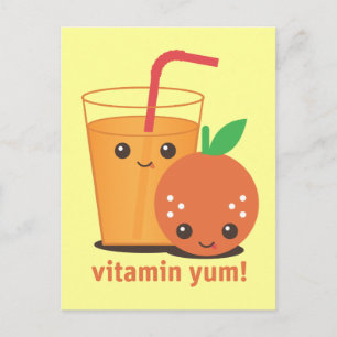 Vitamin Yum Postcard