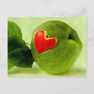 Vitamine mit Herz Postcard