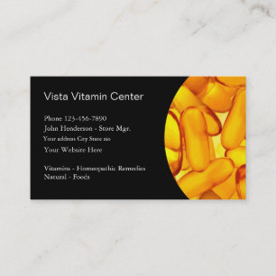 Vitamins Business Card