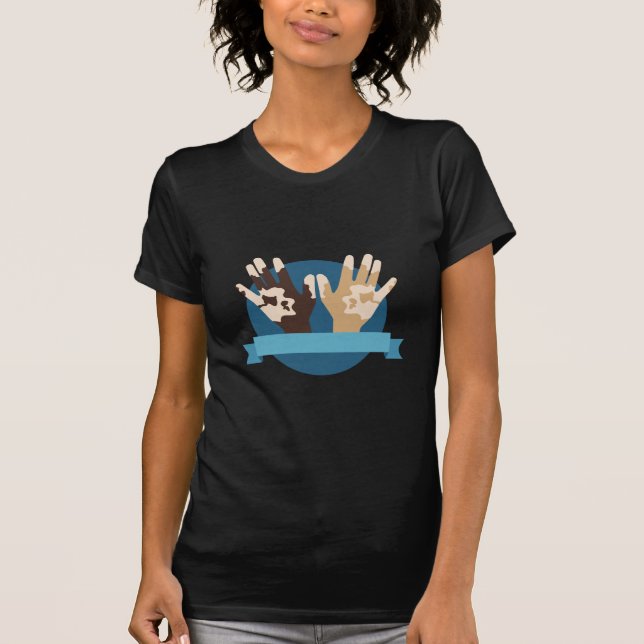 Vitiligo Awareness T-Shirt (Front)