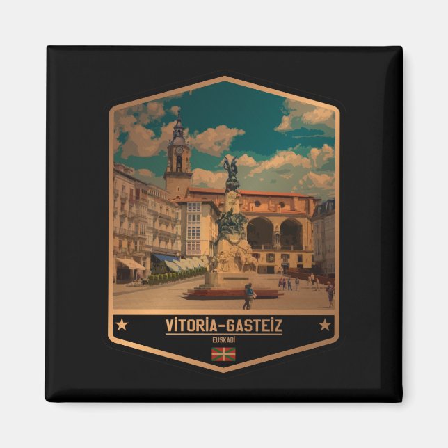 Vitoria-Gasteiz Magnet (Front)