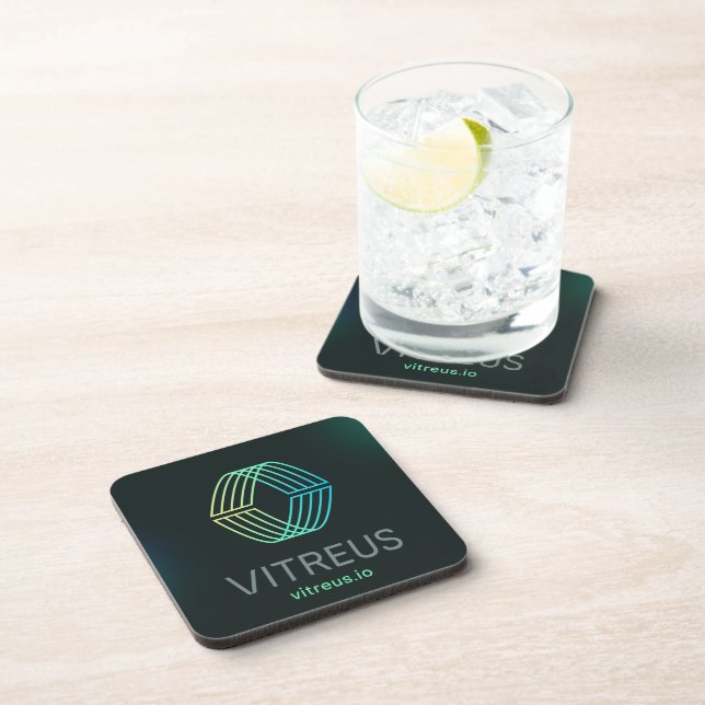 VITREUS Hard Plastic Coasters (Right Side)